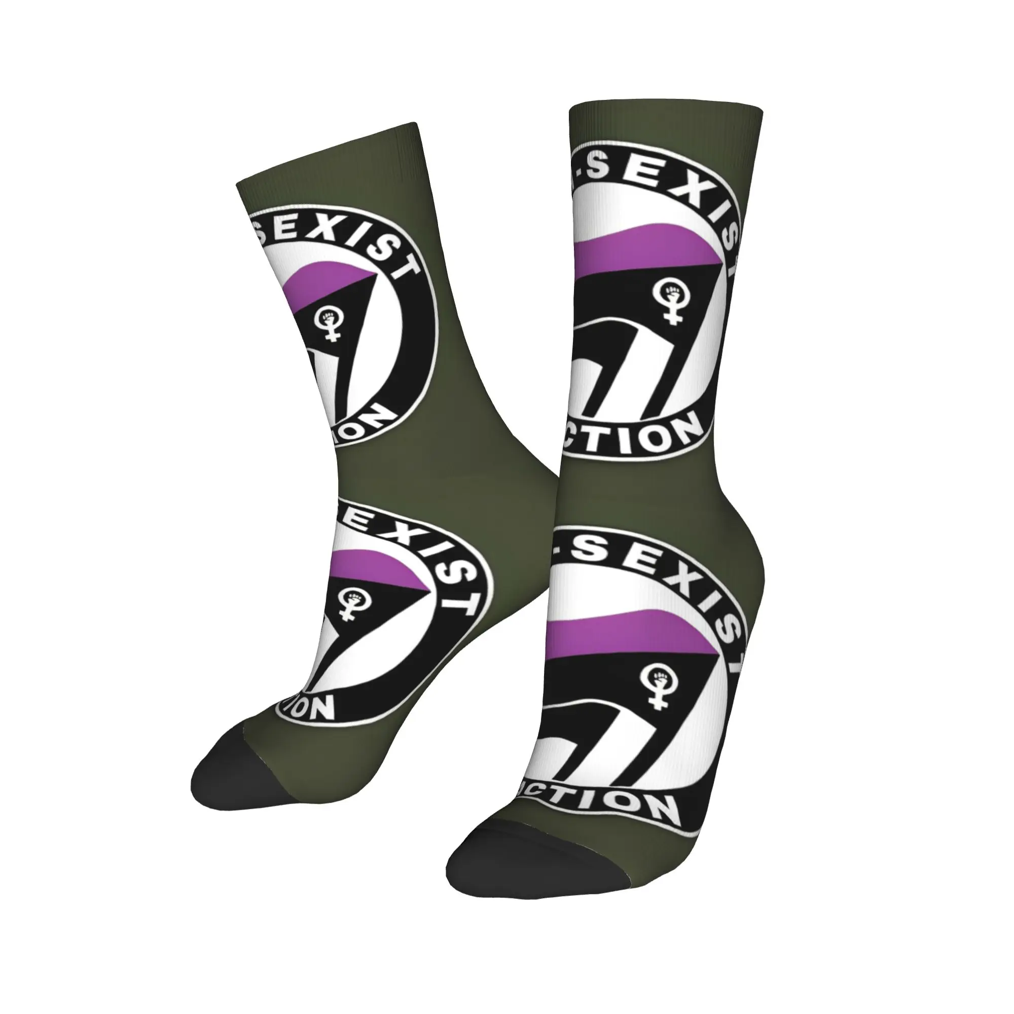 Antifascistische Actie Sokken Herfst Kousen Moderne Volwassenen Mannen Zachte Sokken Aangepaste Running Anti Slip Sokken