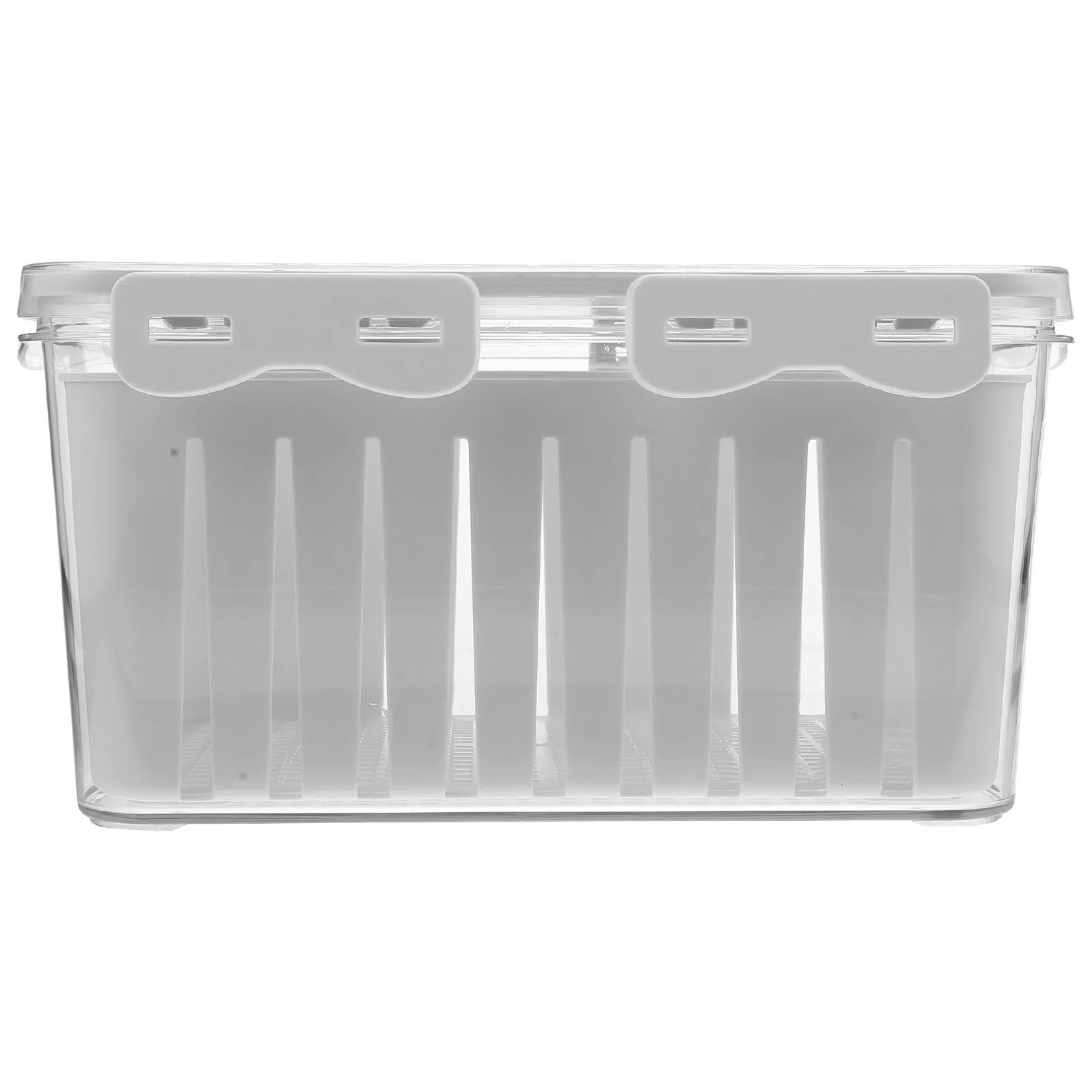 

1pc Refrigerator Food Container With Ventilation Freshness Keeper For Fruits Vegetables Storage Fridge Organizer Produce
