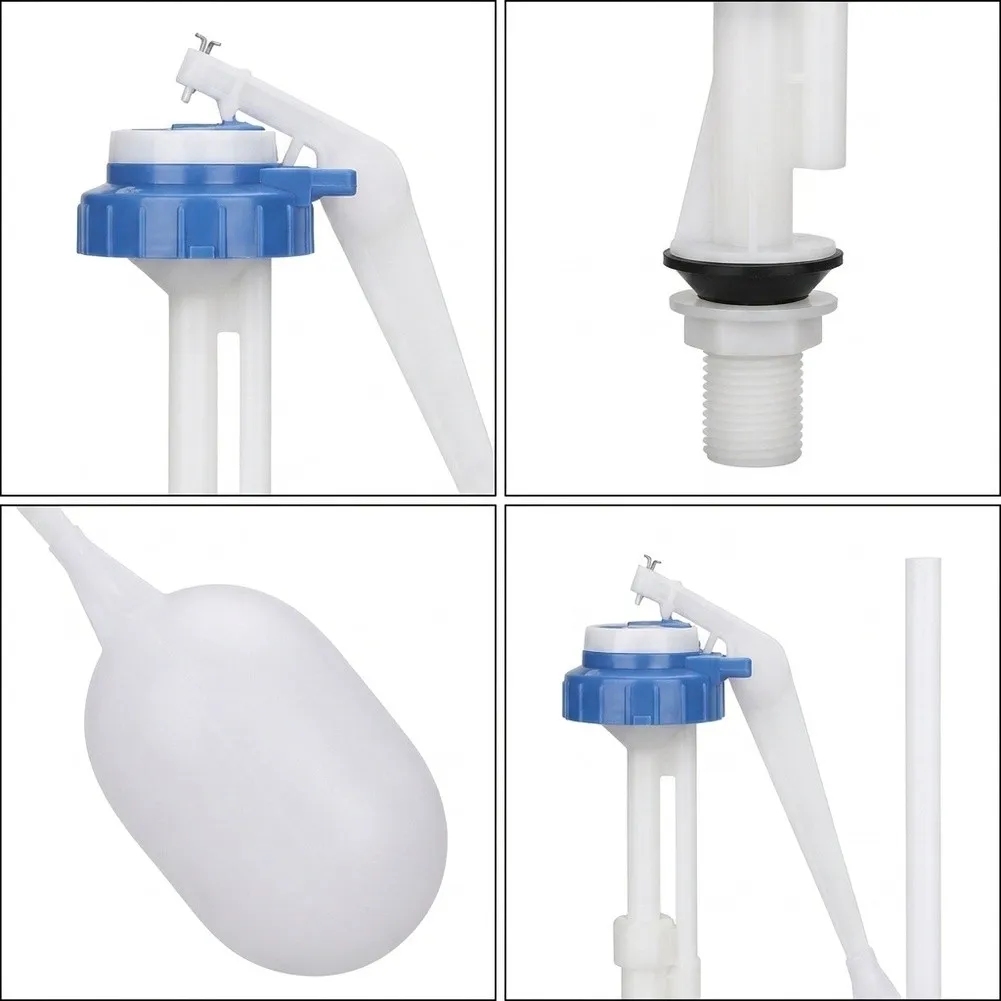Float Ball Operated For Toilet Tank Fill Valve Replacement ABS Body Designed for Water Efficiency and Reliability