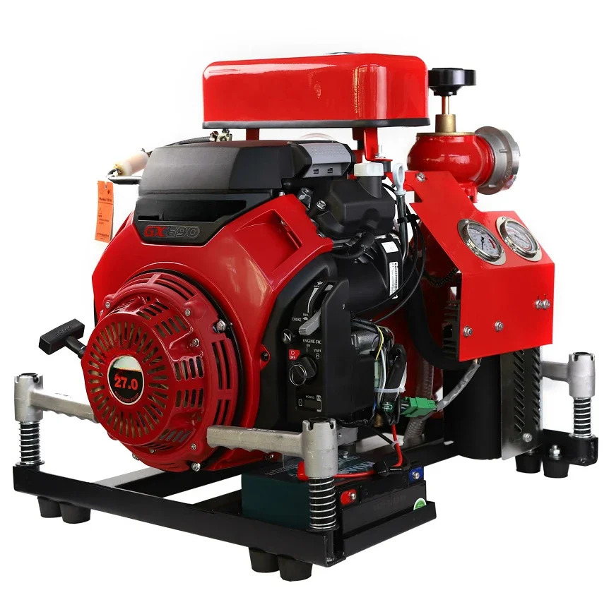 Top Firefighter Equipment 27 HP Gasoline Engine GX690 Portable Fire Pump