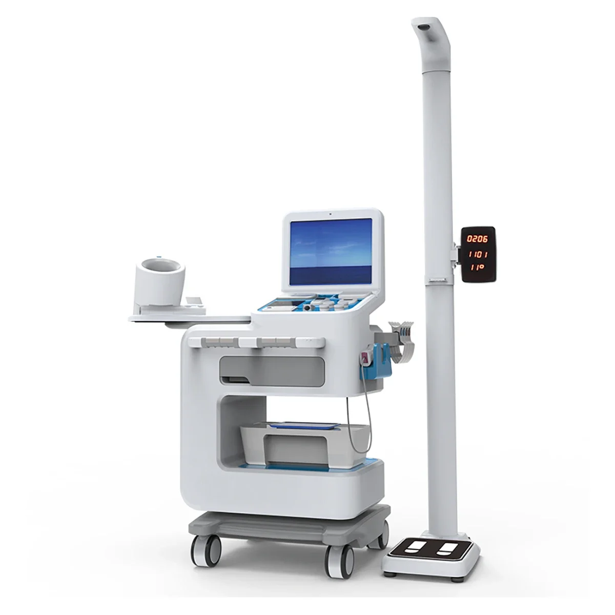 Smart Self Serviced Maternity Health  Screening Checkup Kiosk Telemedicine Station