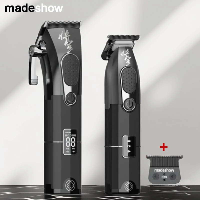 Madeshow G9C G9G Men's Professional Hair Clipper Set Wireless Electric Trimmer For Barbershop Use