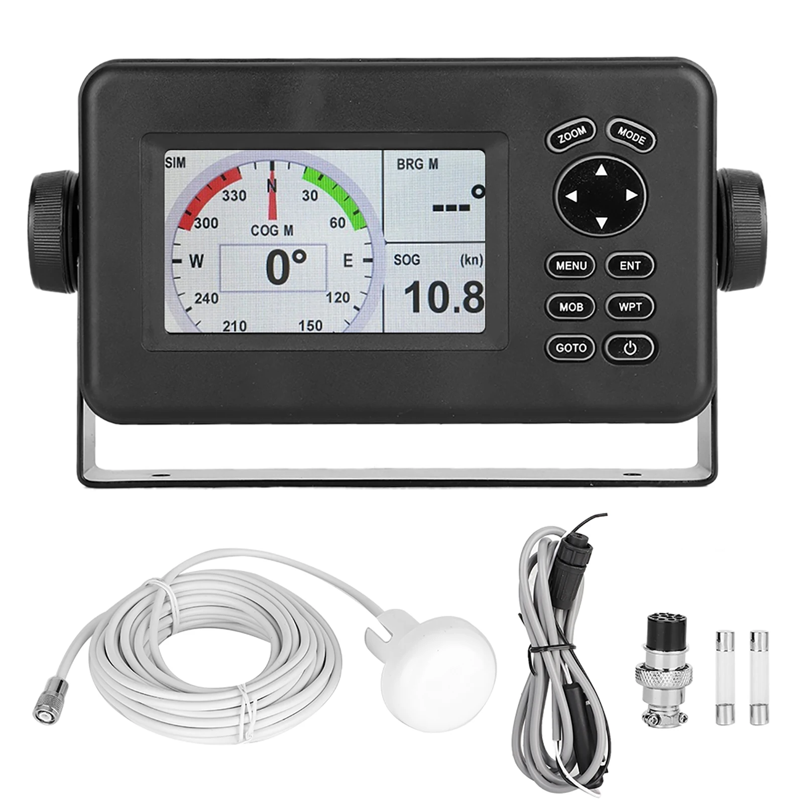 HP-528A 4,3 polegadas LCD colorido Navegador GPS marinho Localizador de alarme Classe B AIS Transponder Combo GPS suporte AIS HP33A