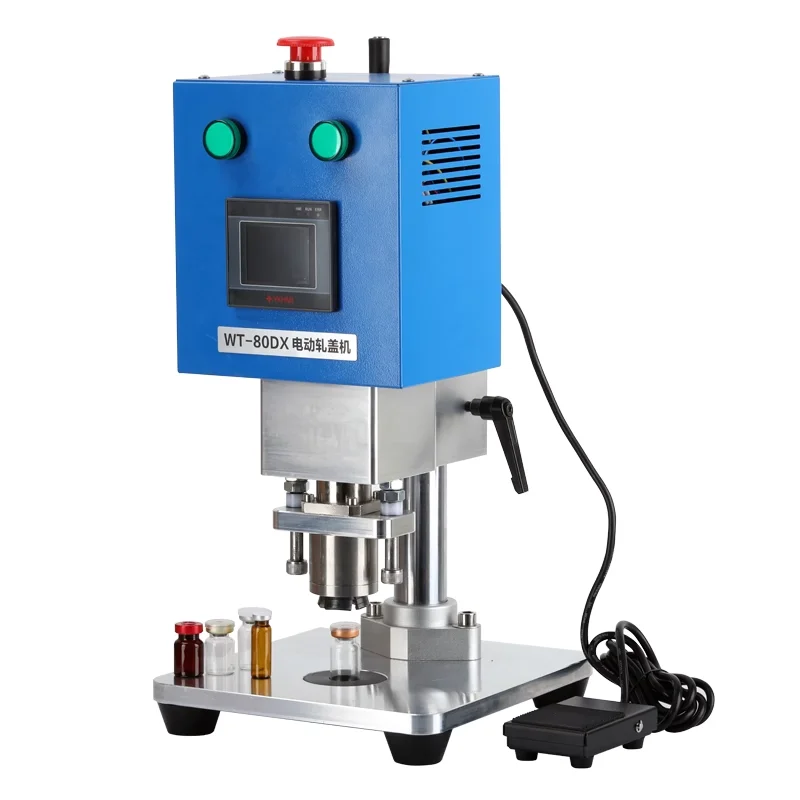 Automatic Vial Capping Machine Aluminum Plastic Cap Locking Machine Oral Liquid Bottle Capper