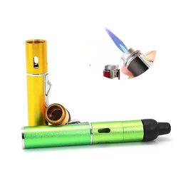 New Multifunctional Practical Metal Aluminum Alloy Aromatherapy Lighter with Pipe Mouthpiece and Accessories, Small Tool