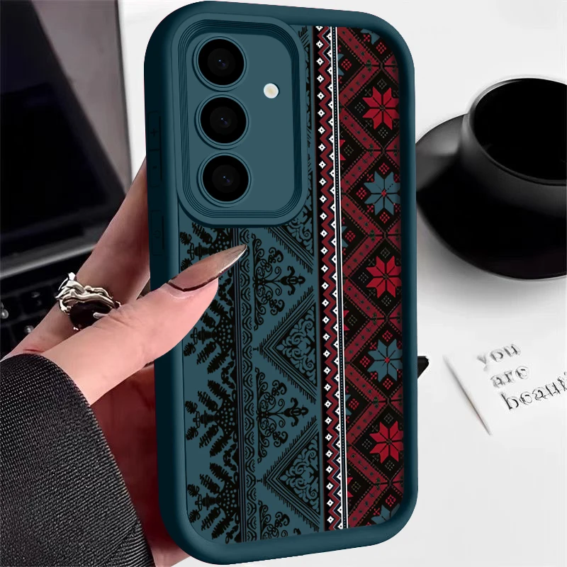 Vintage European-style Case For Samsung Galaxy A56 A36 A26 A16 5G A55 A35 A15 A54 A34 S20 FE S21 S22