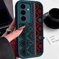 Vintage European-style Case For Samsung Galaxy A56 A36 A26 A16 5G A55 A35 A15 A54 A34 S20 FE S21 S22 Plus S23 S24 S25 Ultra Capa