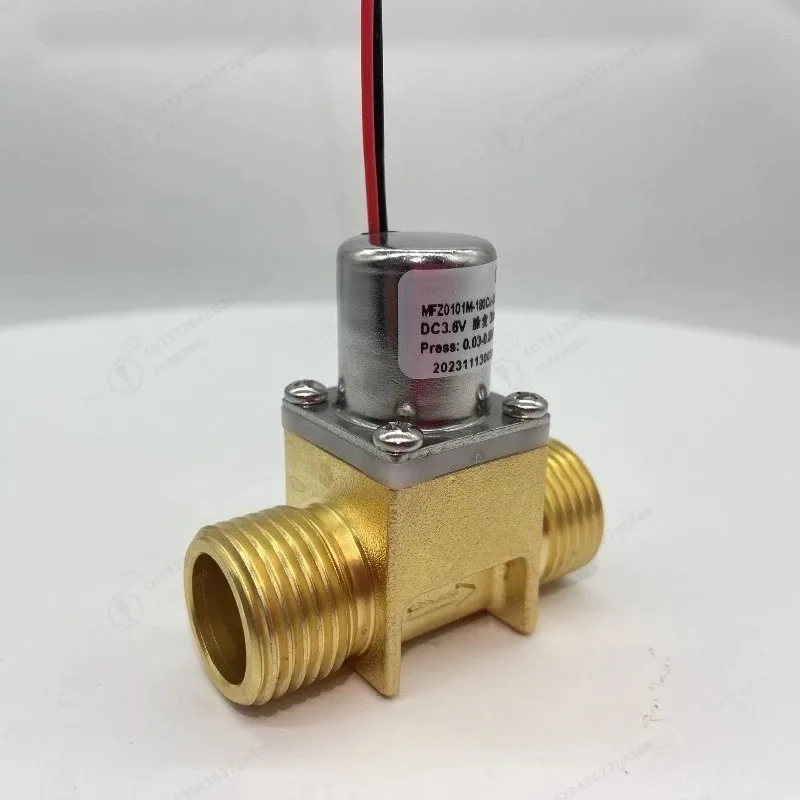 12V Smart Pulse Solenoid Valve Dual Stable Low Power Water Saving Flush Valve 4 Point Pipe Switch for Automatic Toilet