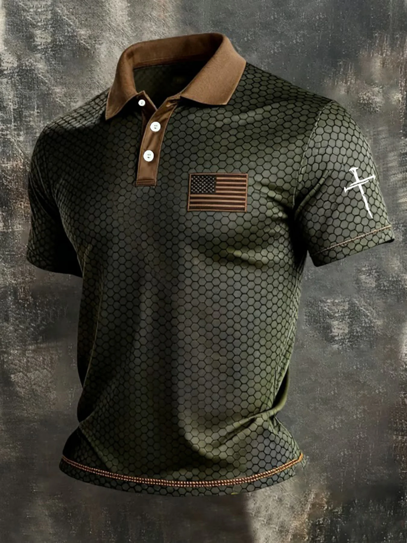 America 250th Anniversary Polo Shirt USA Flag 1776–2026 Patriotic Golf Polo American Independence Day Apparel Fourth Of July Top