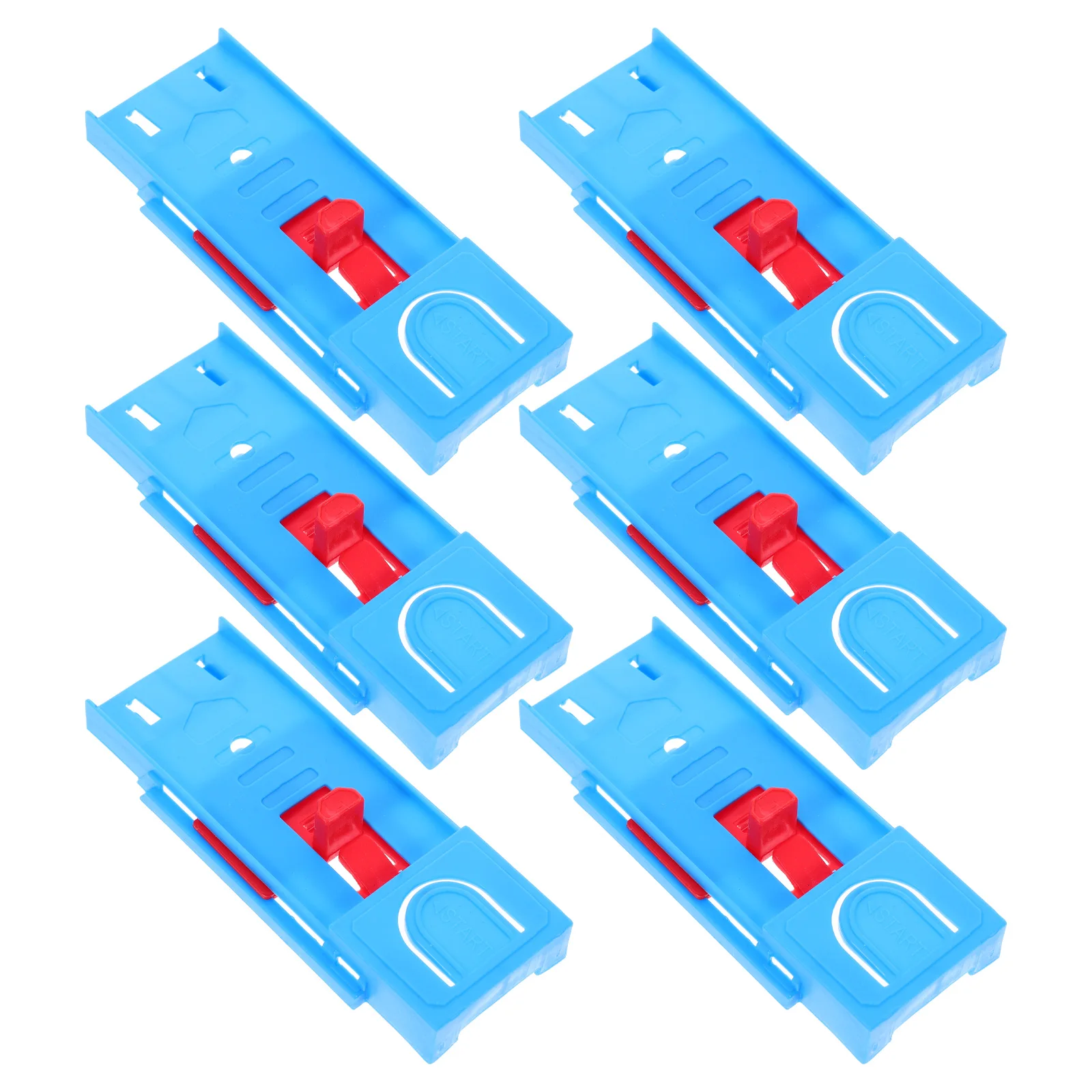 

6pcs Racing Catapult Launch Toy Launcher Plastic Kids Fun Ejector Race Car Party Favors Car Racing Game Portable Children Toys
