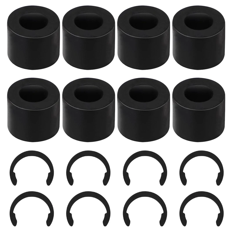 

8Pcs Retaining Clip Rings For Cricut Maker And 8Pcs Rubber Roller Accessories Keep Rubber From Moving