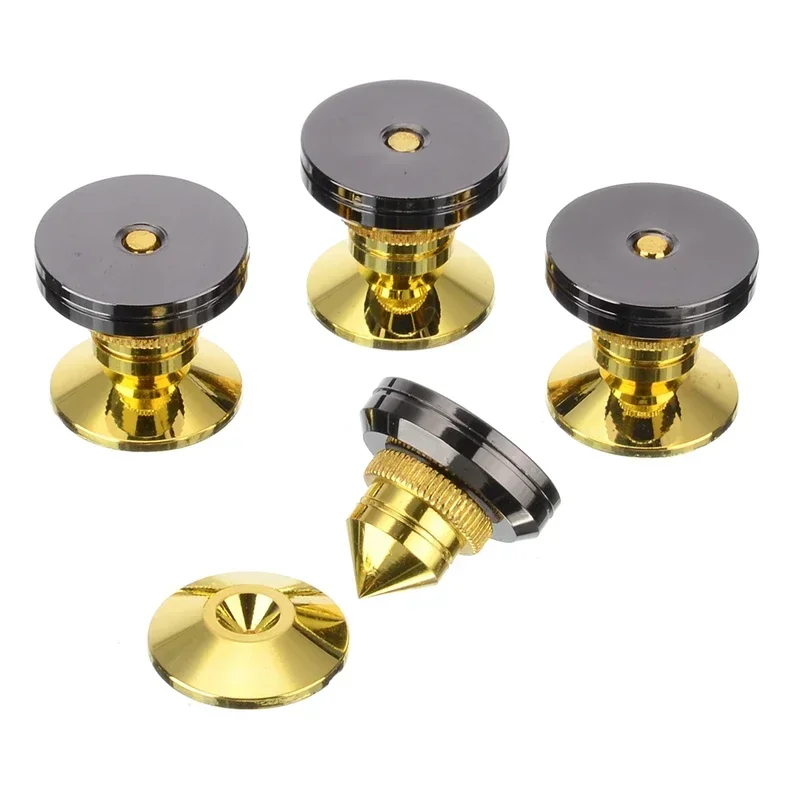 Newest 4pcs/sets Speaker Isolation Spikes Cones Feet Pads M6 Speakers Spike Feet Stand Adjustable Speak-er Base Pad