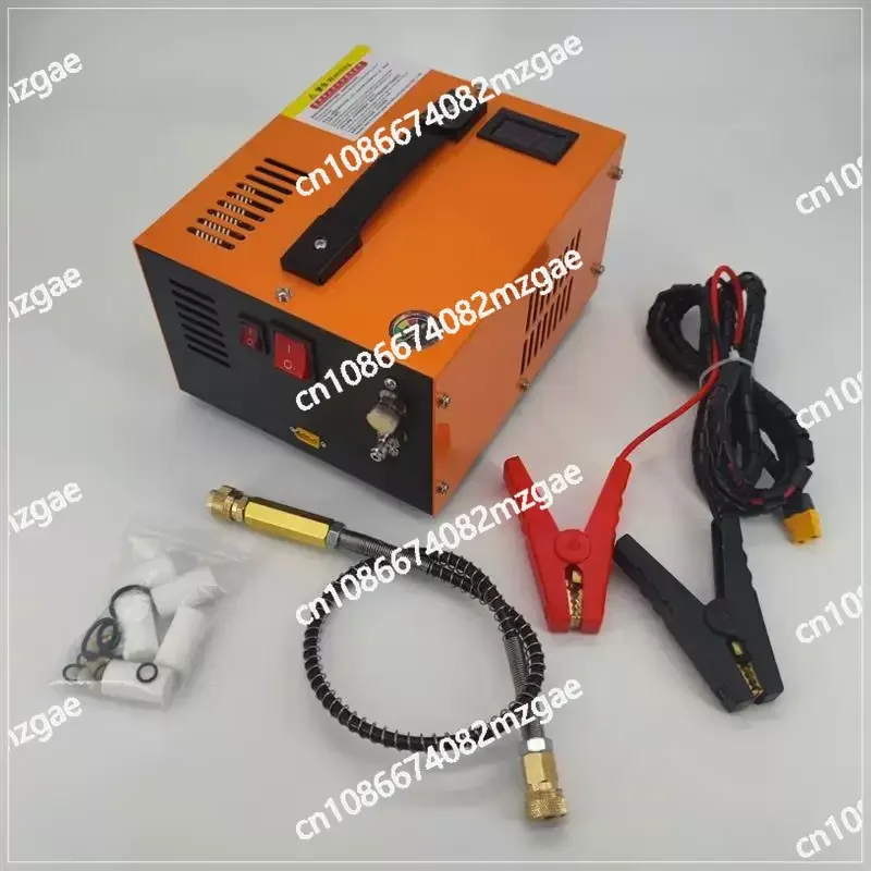 Compresor de Aire de 300W 220v, Bomba para Rifle de Aire, Bomba para Auto de 12V, Compresor PCP de 300 bar, Bomba Sumergible