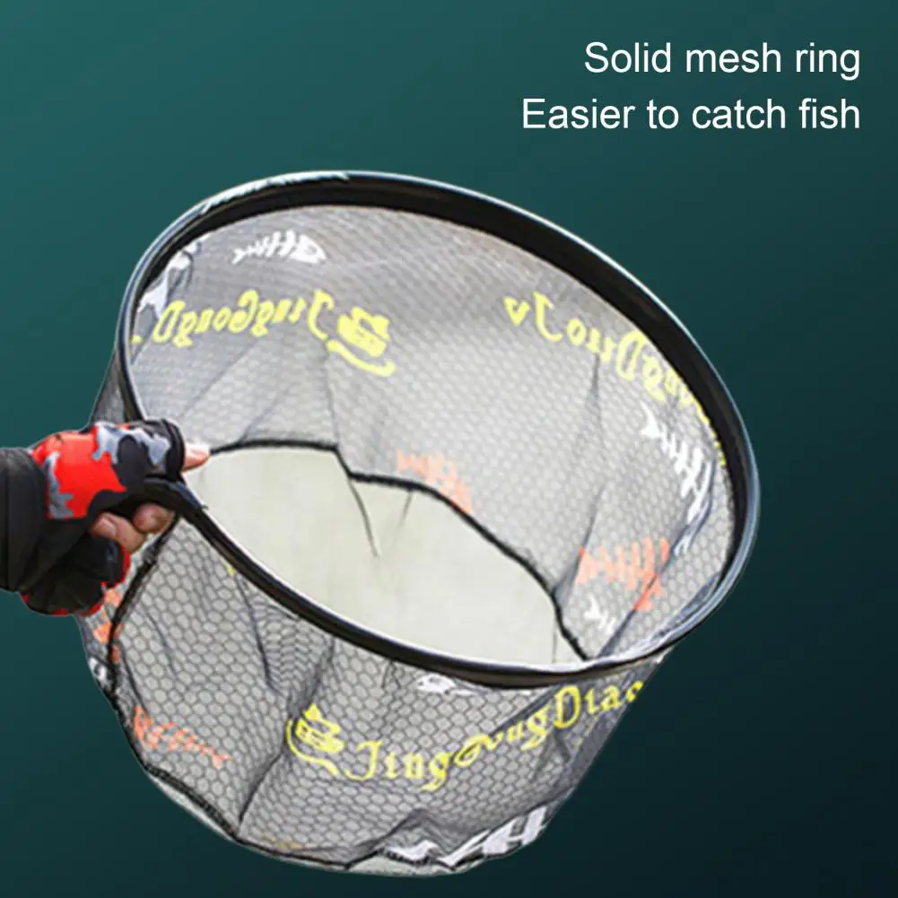 Sturdy Fishing Landing Net Anti-escaping Dip Net Quick-drying Large Black Carp Fishing Net  Catch Fishes