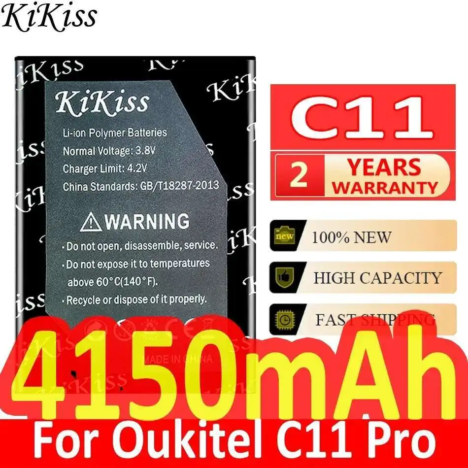 

Good Low-Temperature Performance For Oukitel C11pro Mobile Phone Battery C11 4150Mah