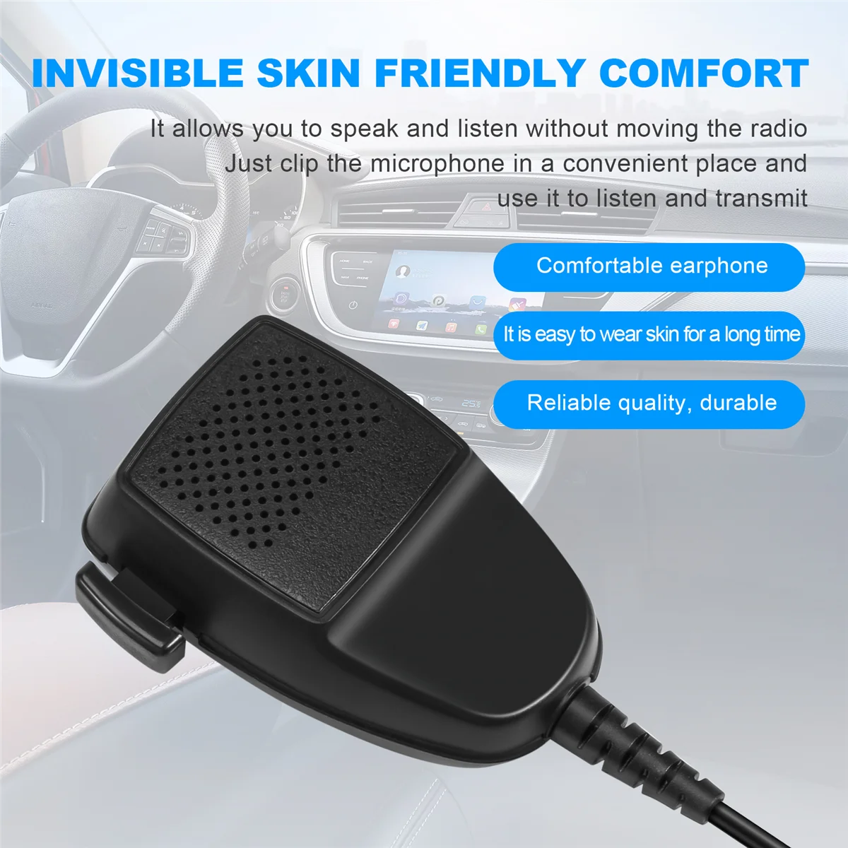

ABAN Walkie Talkie GM300 GM950 Speaker Mic Radio Hand Microphone