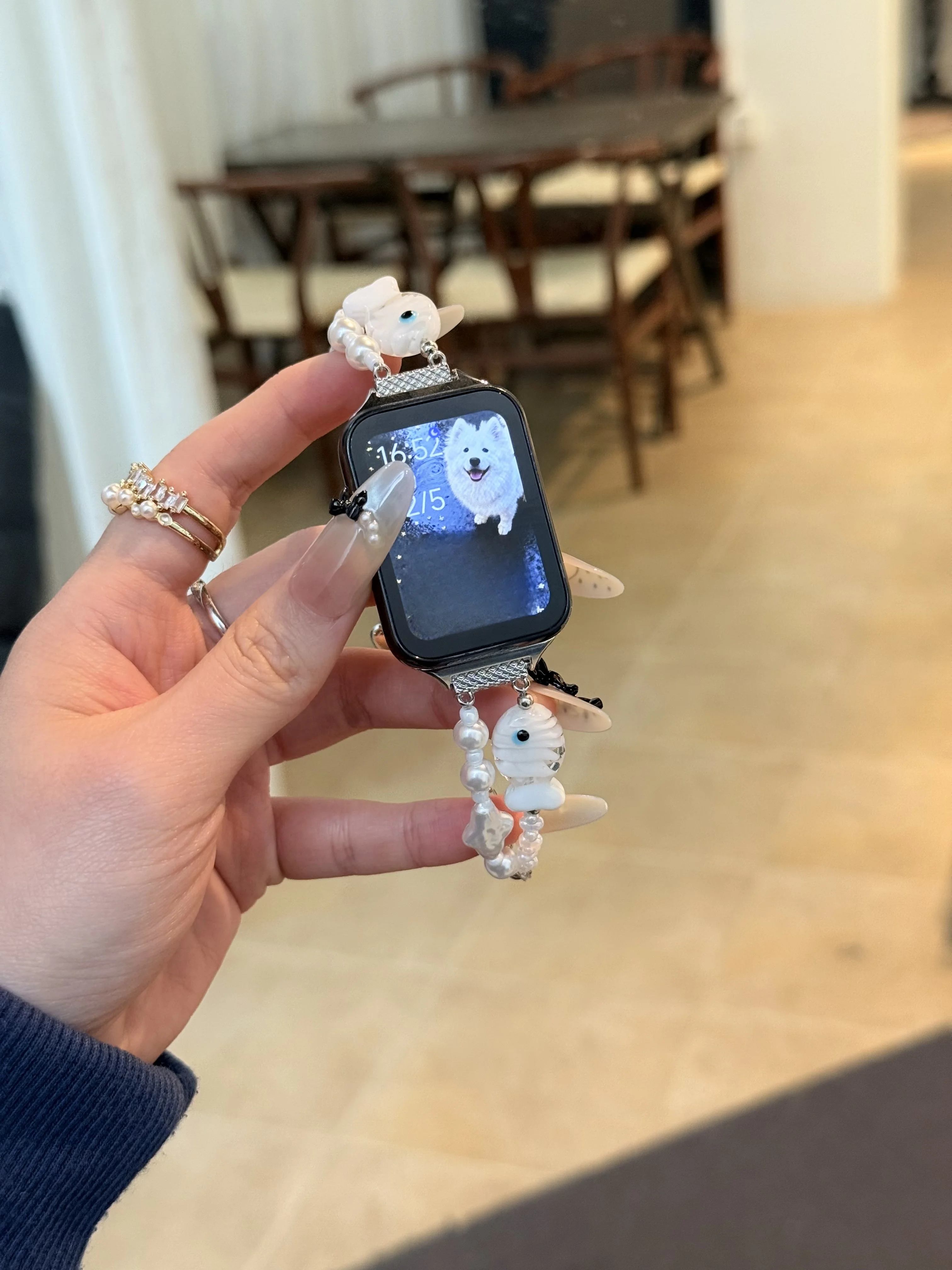 

Ремешок с милыми рыбьими бусинами, подходит для Xiaomi Band 8Pro/9Pro, для Mi Band 3/4/5/6/7,8/8NFC/9/9NFC/10/10NFC, для Redmi Watch5/4/6