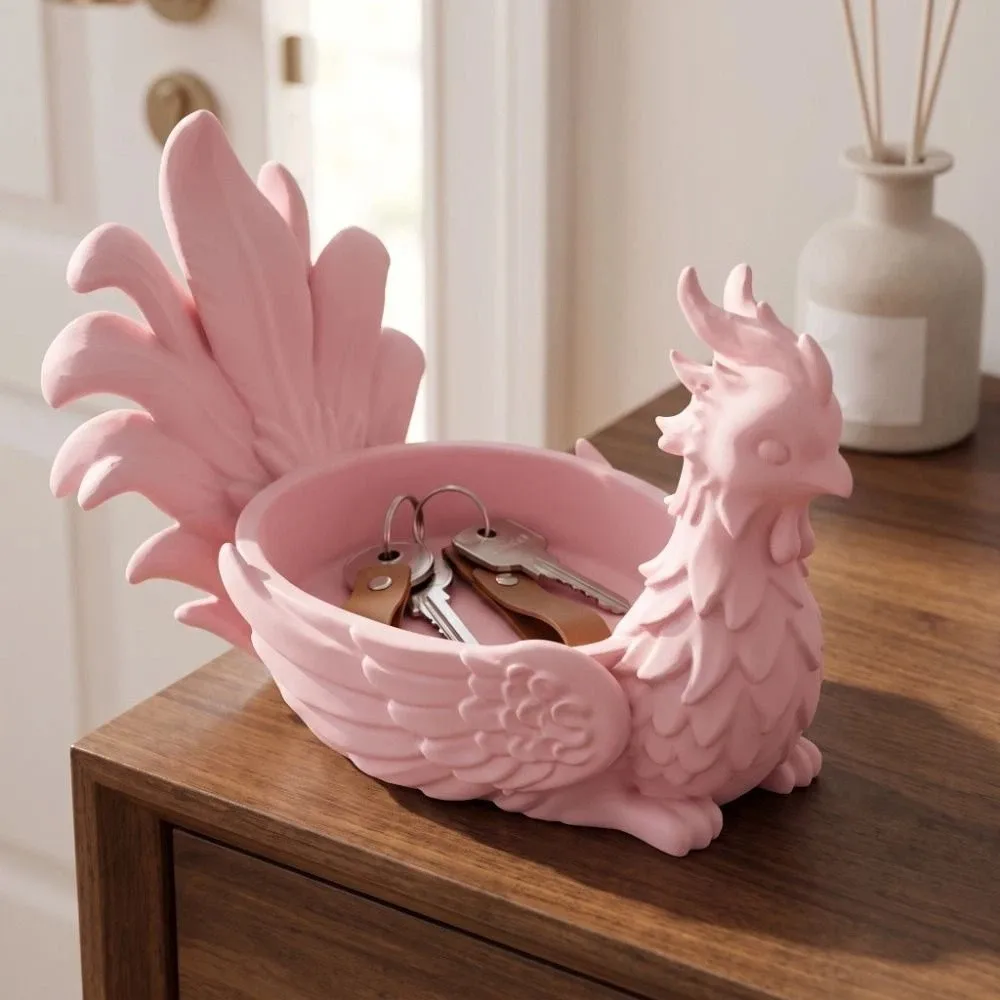 Gifts Deer Jewelry Storage Box Phoenix 3D Printed Desktop Organizer Home Decor Christmas Ornaments Desk Accessory 3