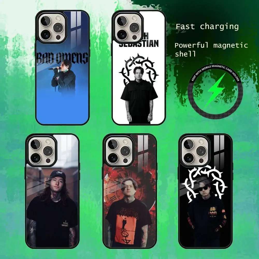 

B-Bad O-Omen-s N-Noah Phone Case For iPhone17,16,15,14,13 Plus,Pro Max Magnetic For Magsafe Wireless Charging