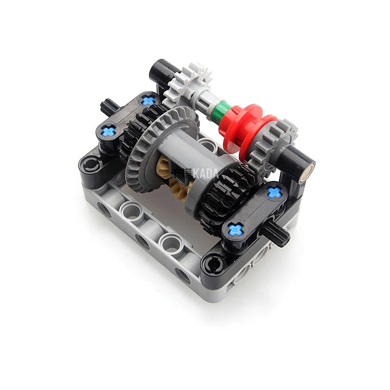 하이테크 MOC 벽돌 장난감 자동차 부품 차동 메커니즘 차량 차동 잠금 빌딩 블록 DIY 레고와 호환 가능