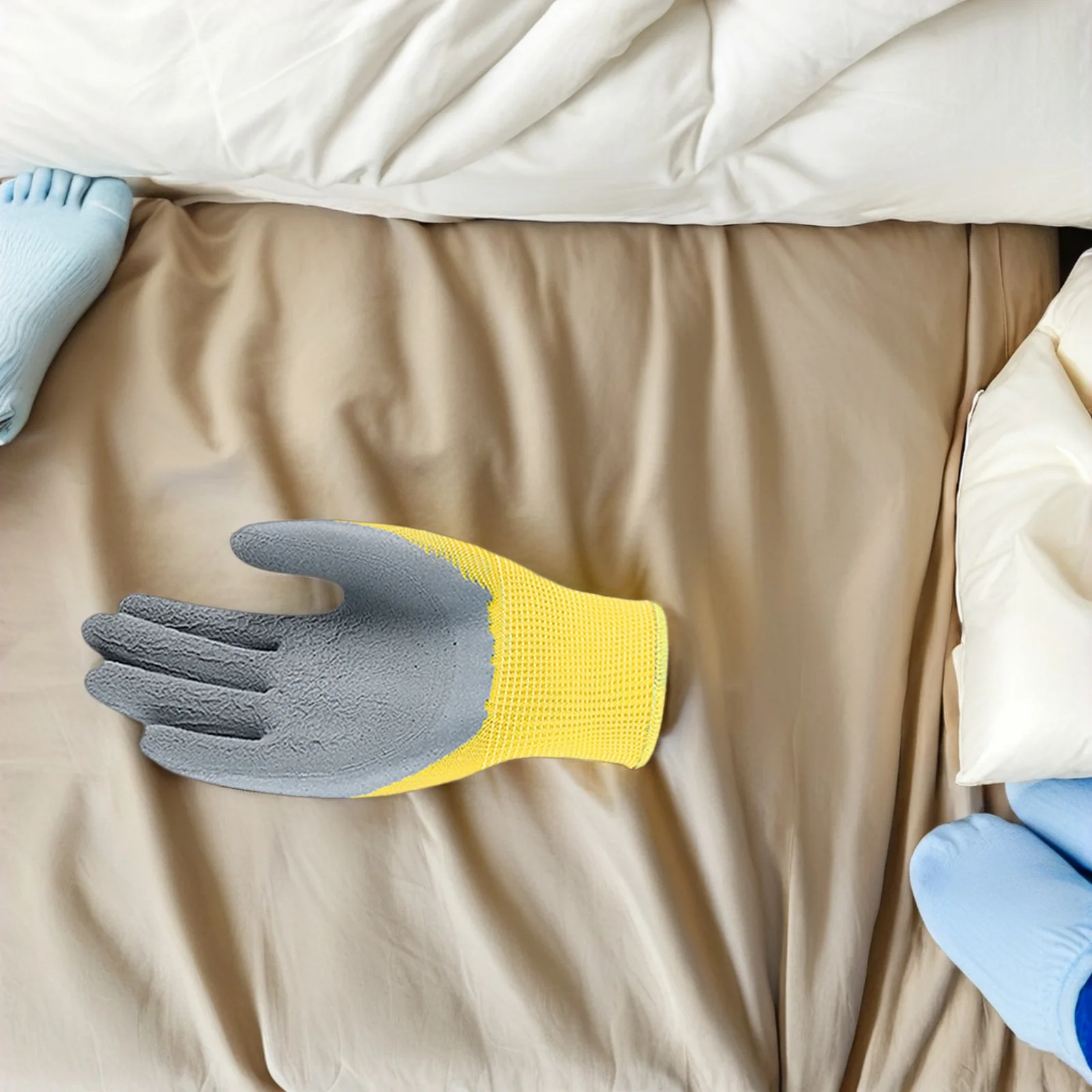 

3Pairs Cute Kids Protective Work Gloves Comfortable Breathable Garden Gloves for Gardening Planting Outdoor Use