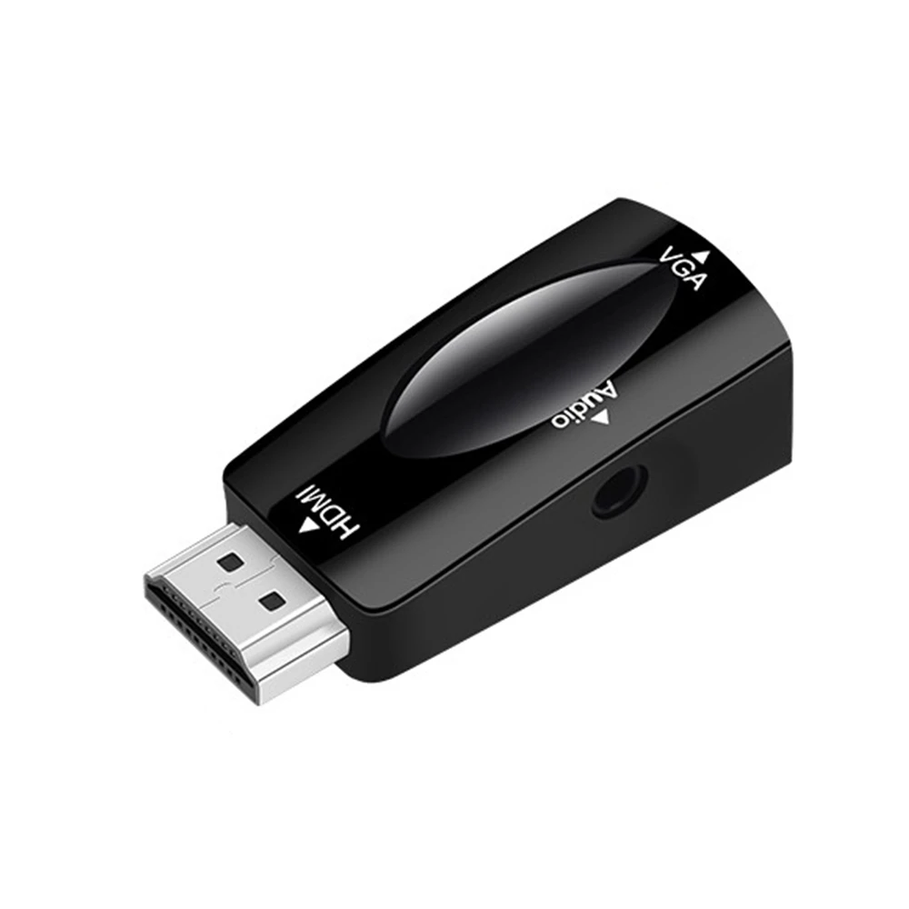 HDMI to VGA female converter, high-definition female to adapter to monitor, projector, TV