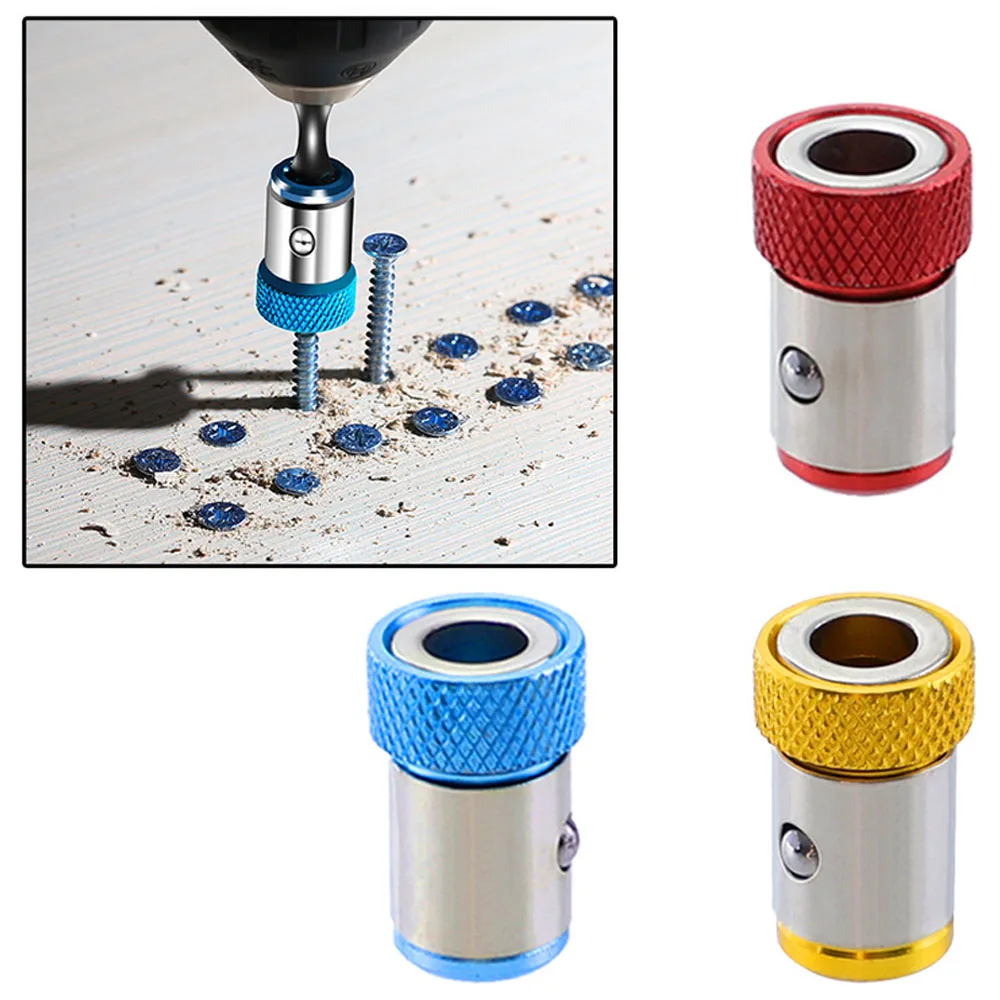 Magnetic Bit Holder Alloy Electric Magnetic Ring Screwdriver Bit Head Holder Anti-corrosion Strong Magnetizer Drill Bit