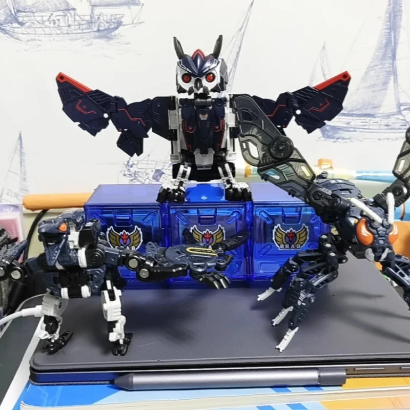 

【В наличии 】 Набор из натуральной аэрокосмической команды Beast Box Series, трансформированная модель игрушки, портативный механизм National Creation