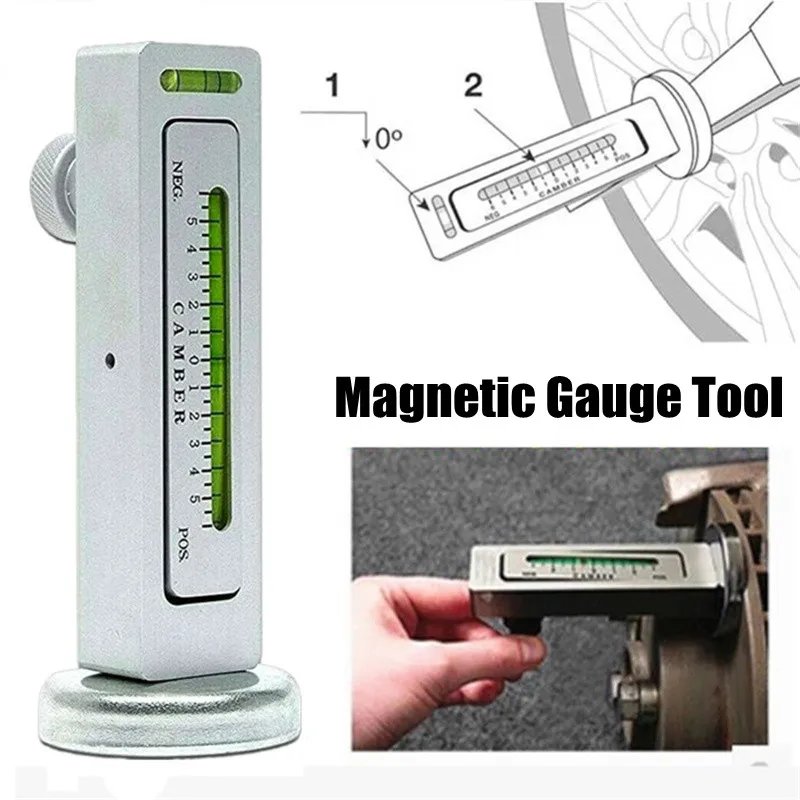 Universal Magnetic Auto Gauge Tool Measure Tools Automobile Camber Castor Strut Wheel Alignment Angle Gauge For Car Truck