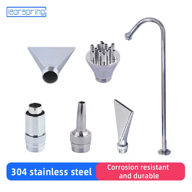 Stainless Steel Universal Massage Nozzle for Swimming Pool SPA Hydrotherapy Jet Duckbill Bullet Spray Head