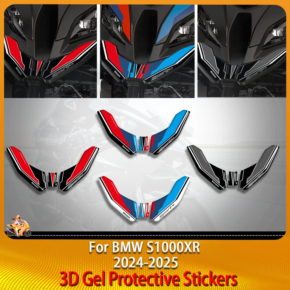 For BMW S1000XR S 1000 XR M 2024 2025 3D Gel decal Front Deflector Protector Motorcycle Paint Protection Sticker Kit