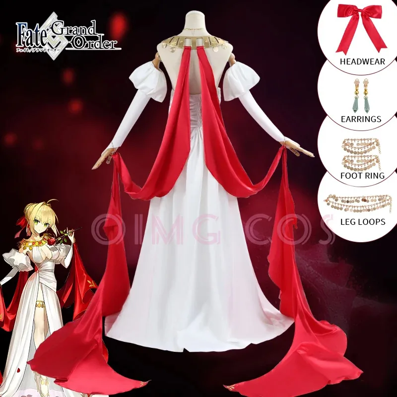 

DY20Nero Claudius Косплей Костюм Карнавальная Униформа Парик Аниме Костюмы на Хэллоуин Мужчины Игровой Персонаж Наряды25