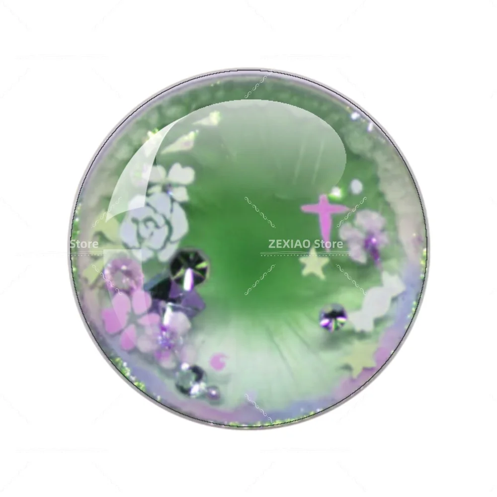 10mm/12mm/14mm/16mm/18mm Blyth Doll BJD Toy Anime Doll Glass Eyes Cabochons Round Green Series Eye Toys Jewelry MIX Pupil Eye