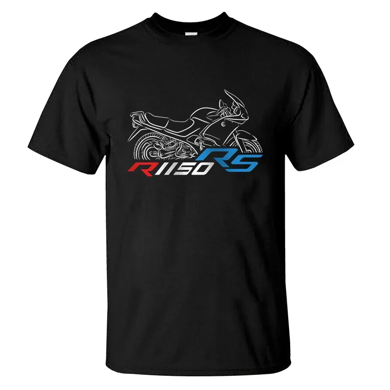 2024 Men T Shirt Casual Motorcycle Enthusiast R1150RS T-shirt Graphic Summer Short Sleeves 100% Cotton S-3XL Cool Tee