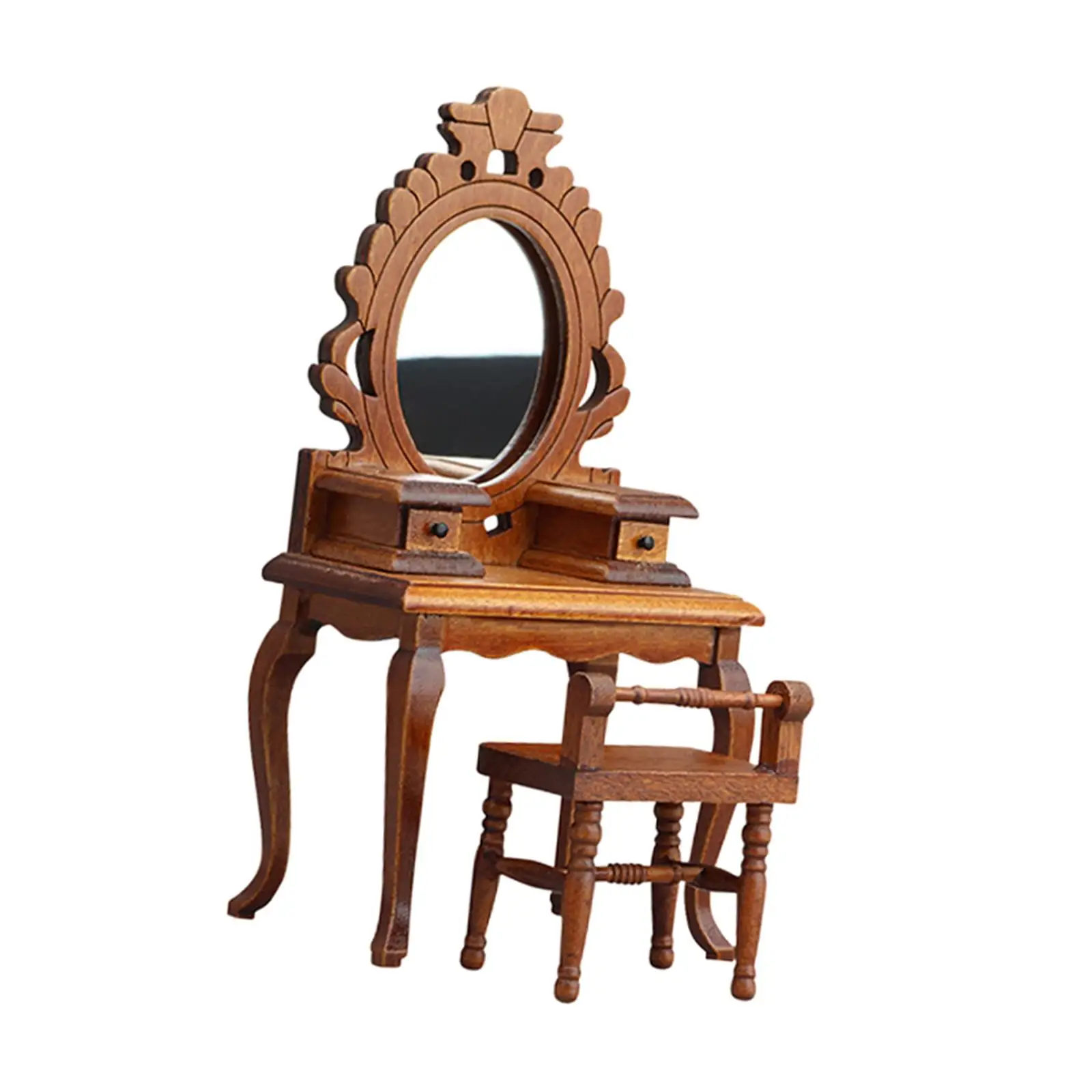 

Миниатюрный туалетный набор: 12 элегантных реалистичных аксессуаров для кукольного домика