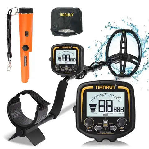 Professional Metal Detector Underground Depth Search Finder Gold Detector  Treasure Hunter Pinpointer