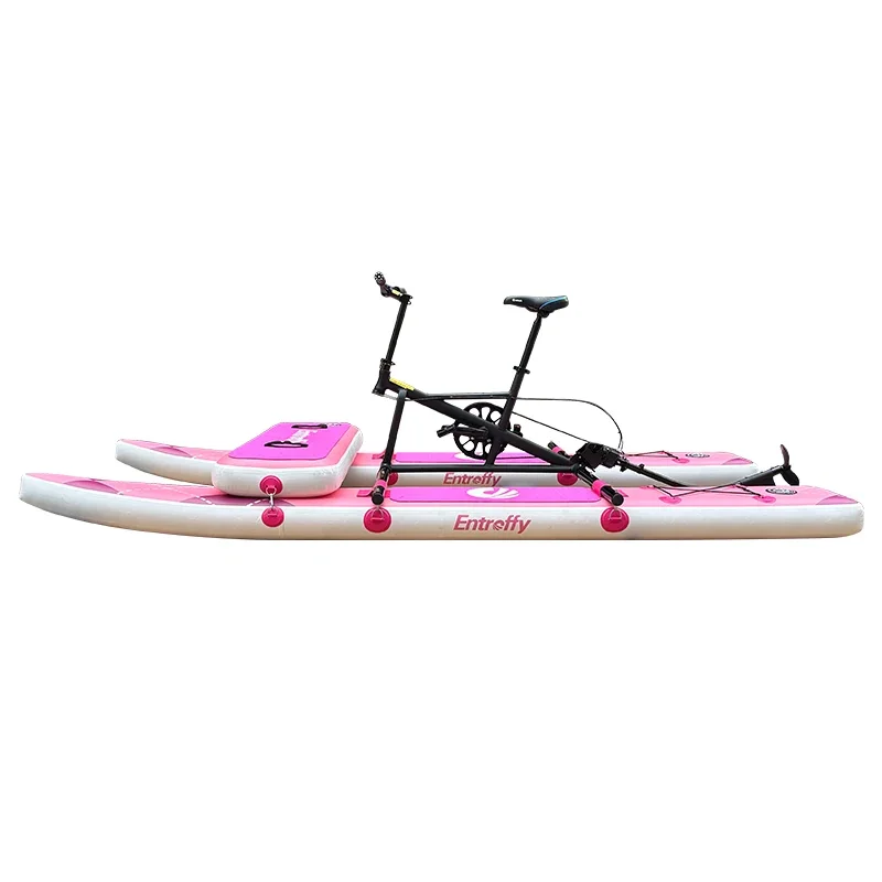 

2024 Hot Selling Unisex Aquatic equipment customization waterbike multicolor electric or pedal inflatable Aqua bicycle bike