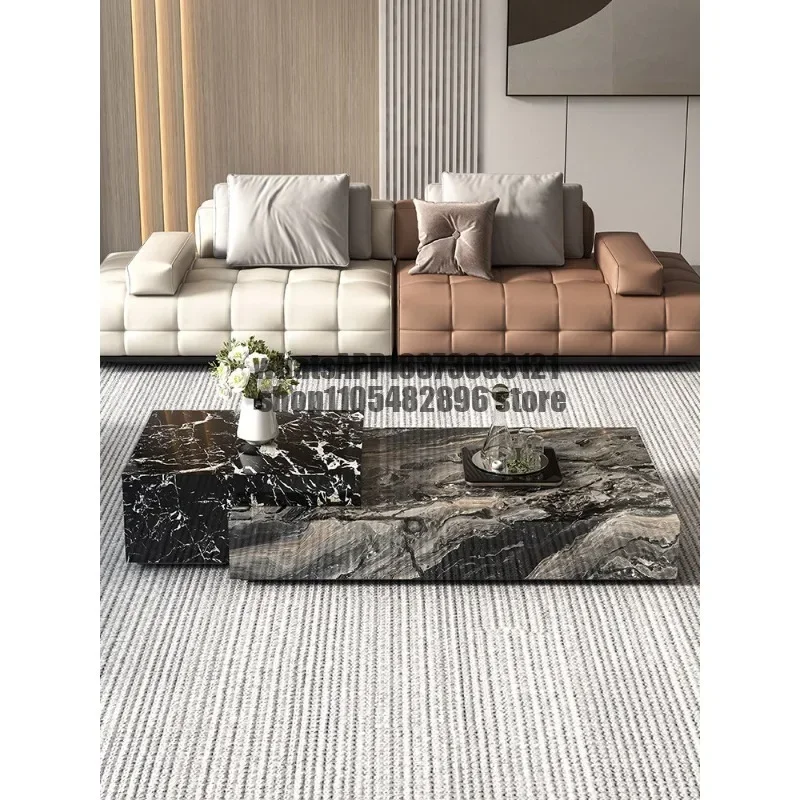 Tea table light luxury modern high-end coffee table living room, simple modern living room, coffee table