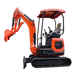 Hydraulic Excavator Machine Customization Minibagger Small Backhoe Digger Excavator 1.8Ton Crawler Excavator