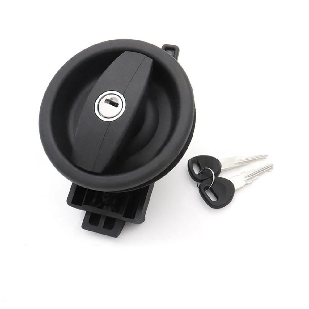1pc Zinc Alloy Circular RV Door Lock For Caravan Motorhome Complete Door Lock C/W Barrel Right Hand RV Parts & Accessories
