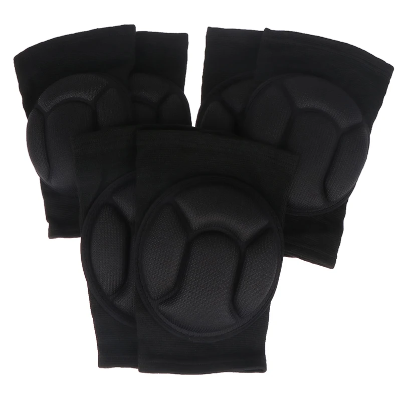 2pcs/Set Sports Kneepad Men Elastic Knee Pads Support Fitness Gear Basketball Brace Protector Thick Sponge