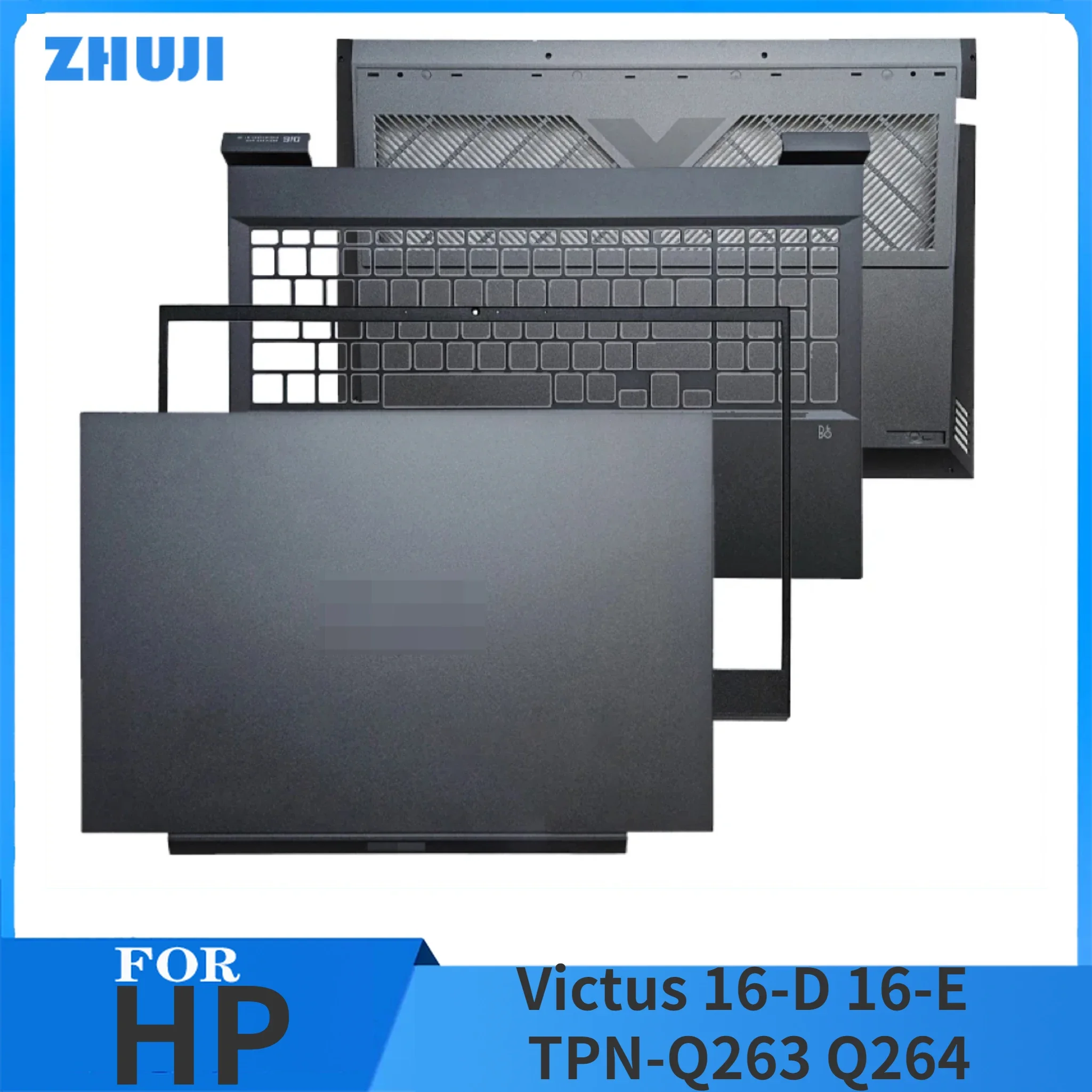 

For HP Victus 16-D 16-E TPN-Q263 Q264 LCD top cover screen back case front bezel frame upper lower palm rest bottom shell