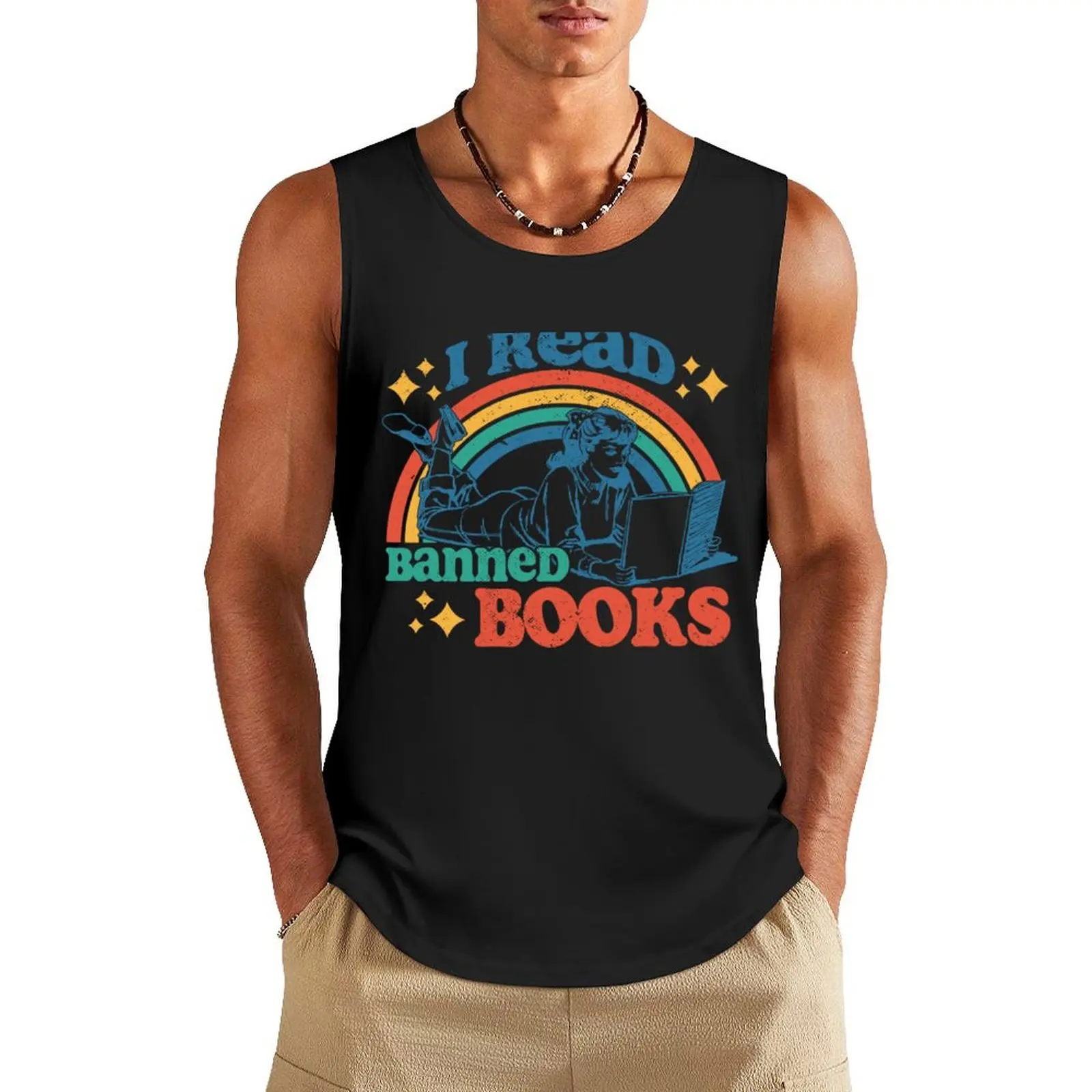 

I Read Banned Books - Banned Books Tank Top t-shirt Men's mens designer clothes