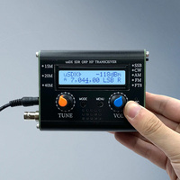 5W UsDX SDR QRP Transceiver QCX-SSB To SSB 3-Band All Mode HF Transceiver SDR QRP HF Transceiver with Handheld Microphone