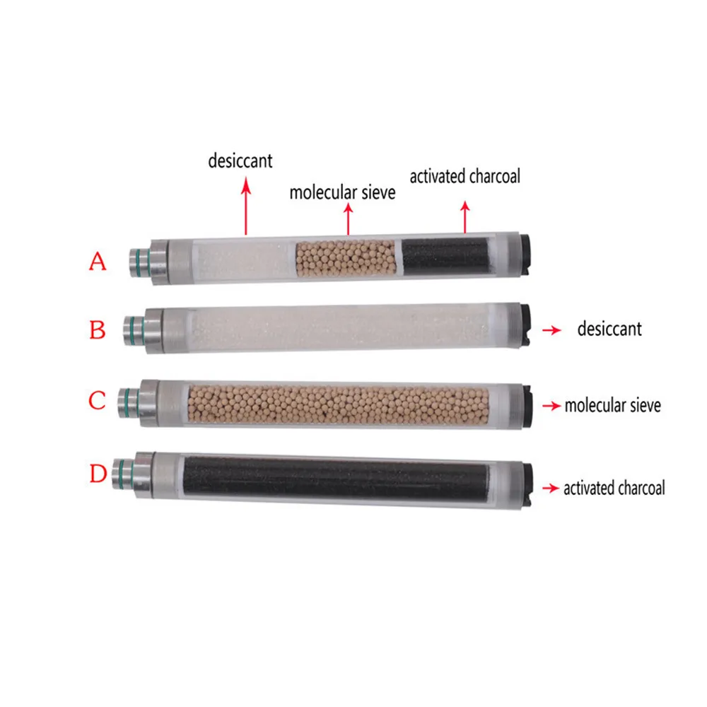 TUXING 4500Psi ضاغط فلتر المياه الزيتية فاصل تنقية بقع زيت الهواء لمعدات غطس 300Bar L350mm * OD49mm * ID36mm