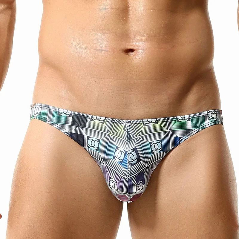 Costumi da bagno estivi per uomo Slip da bagno Costume da bagno sexy a vita bassa Mini costume da bagno Pantaloncini traspiranti ad asciugatura rapida Bikini da spiaggia