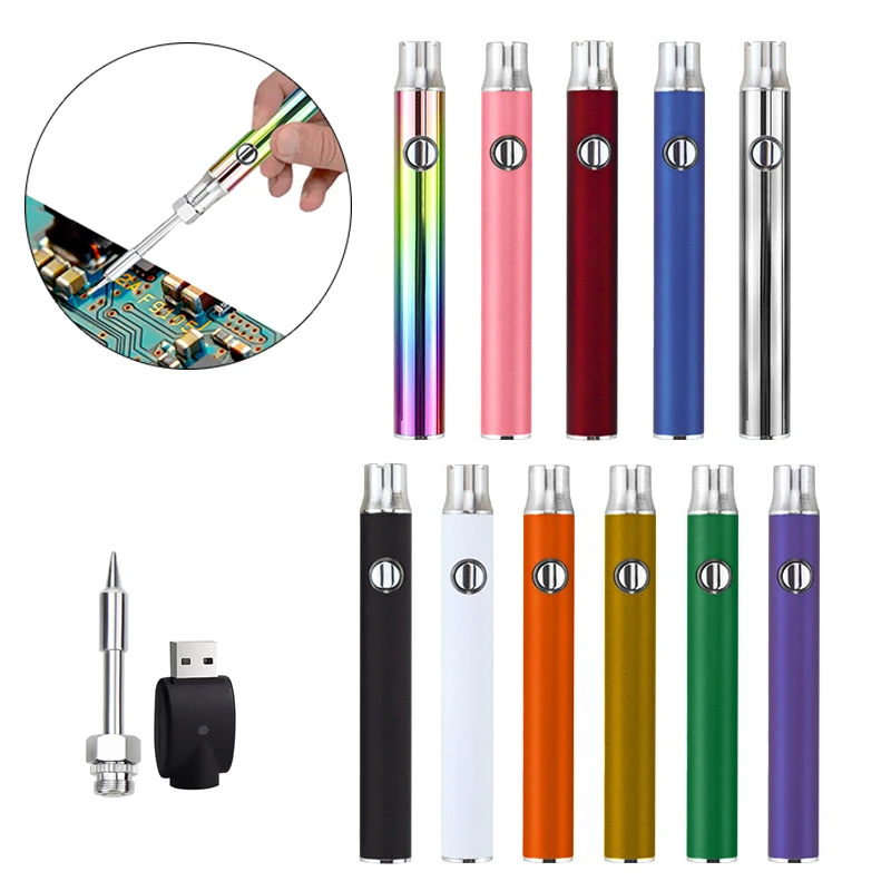 

Паяльная ручка емкостью 350 мАч, беспроводная и перезаряжаемая через USB, оптимальная для ремонта электроники