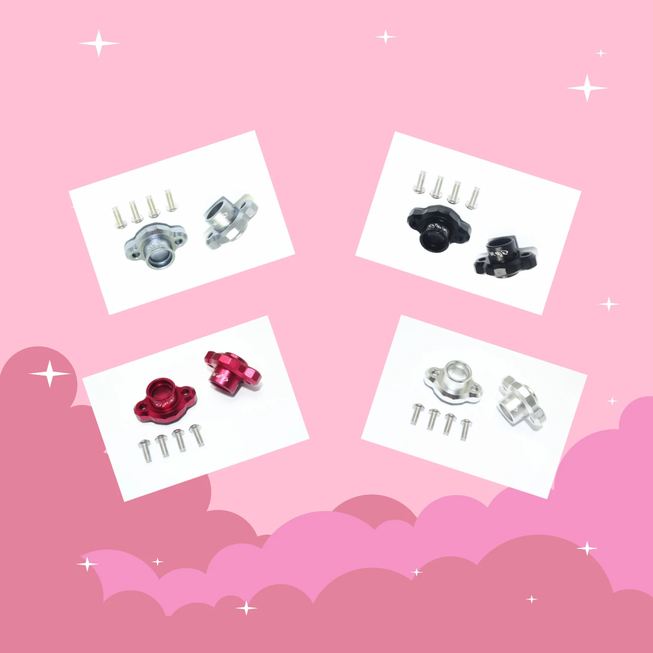 

Алюминиевые адаптеры заднего моста GPM для TAMIYA 1/8 T3-01 Dancing Rider — обновленные детали гоночного автомобиля