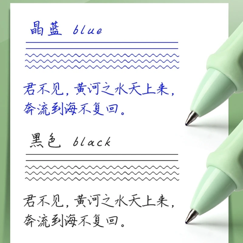 4x Gel Pen Quick-Drying 0.5mm Retractable Neutral Pen Press Pen Creative Erasable Pen Pen Smooth Writing Pen