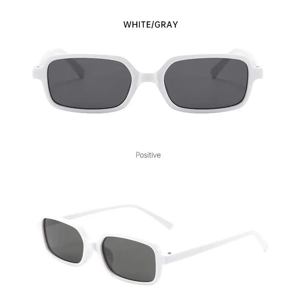 Elegant Anti UV Square Frame Sunglasses Scratch Resistant Street Photography Sun Glasses Korean Stylish Women Eyewear Unisex